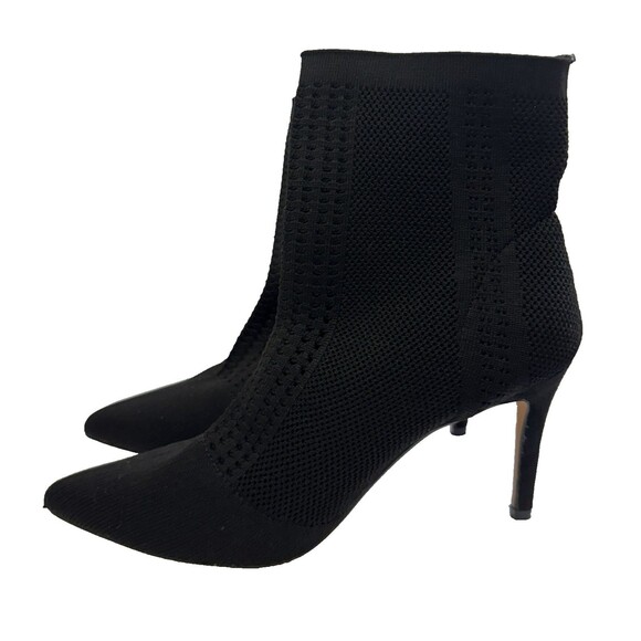 Catherine Malandrino Donito Black Knit Pointed Toe Ankle Booties Women’s 9 - Picture 10 of 10